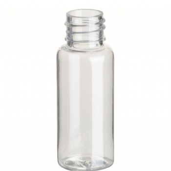 20ml clear PET plastic bottle