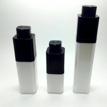  square airless pump bottle cosmetic bottles	